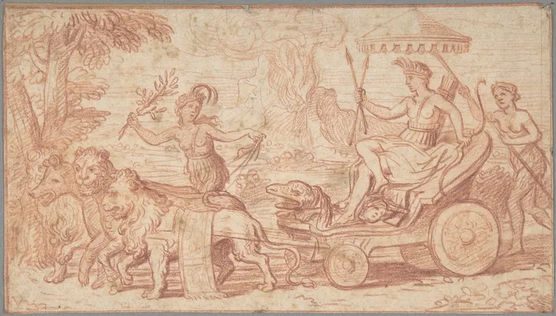Allegory of America Wall Art by Louis Licherie de Beurie - High-Resolution Digital Print