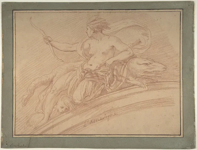 Allegory of America, from the Four Continents Wall Art by Edme Bouchardon - High-Resolution Digital Print