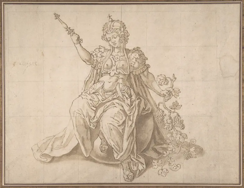 Allegory of Europe, from "The Four Continents" Wall Art by Anonymous, Netherlandish, 16th century - High-Resolution Digital Print