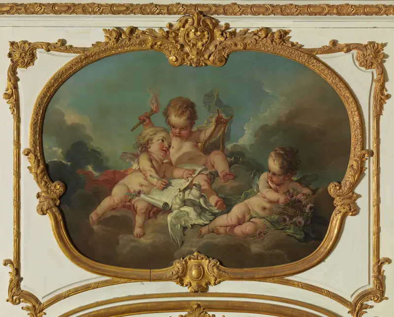 Allegory of Lyric Poetry Wall Art by François Boucher - High-Resolution Digital Print