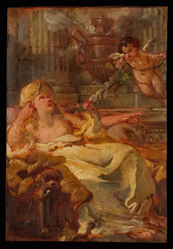 Allegory of Smell Wall Art by Joseph Marie Vien - High-Resolution Digital Print