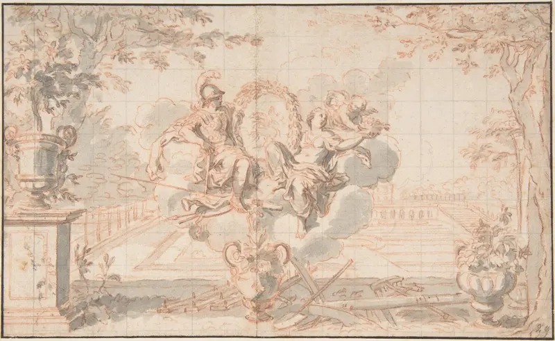 Allegory of Spring, after Sébastien Leclerc Wall Art by Anonymous, French, 18th century - High-Resolution Digital Print