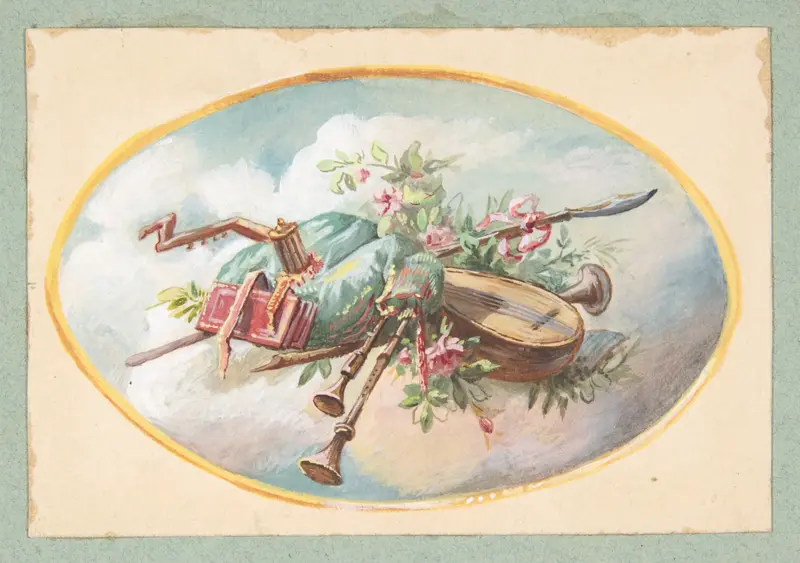 Allegory of the Arts (Music?) Wall Art by Jules-Edmond-Charles Lachaise - High-Resolution Digital Print