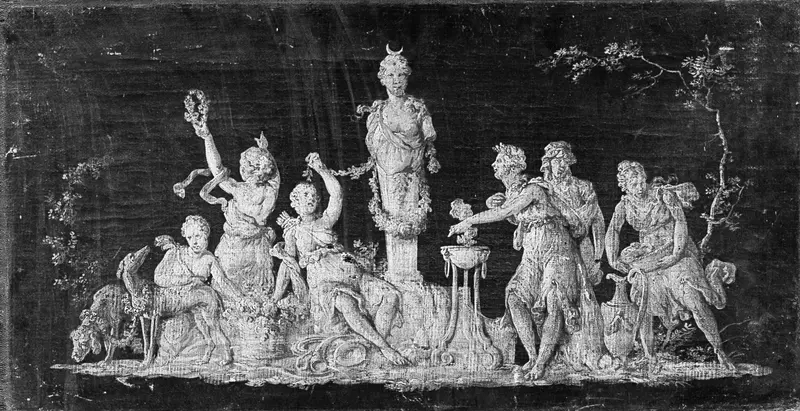 Allegory of the Chase (one of a pair) Wall Art by Unknown - High-Resolution Digital Print