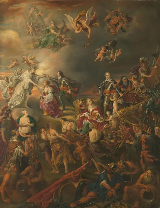 Allegory of the Peace under Stadholder Willem II Wall Art by Unknown - High-Resolution Digital Print