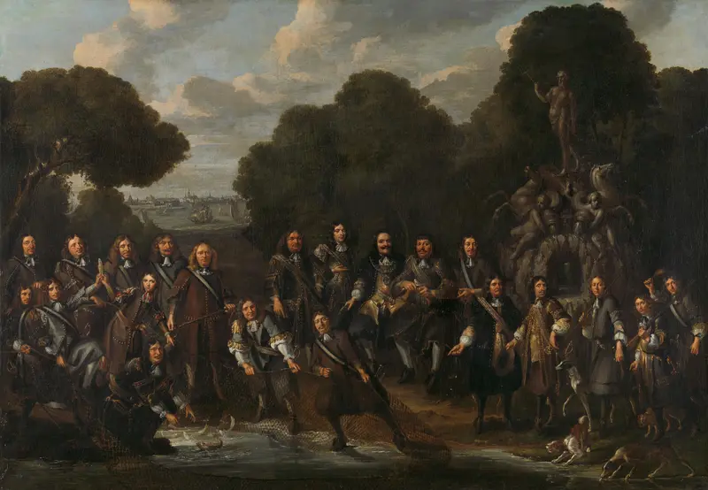 Allegory of the Revival of the Dutch Herring Fishery after the Second Anglo-Dutch War (1665-67) Wall Art by Unknown - High-Resolution Digital Print