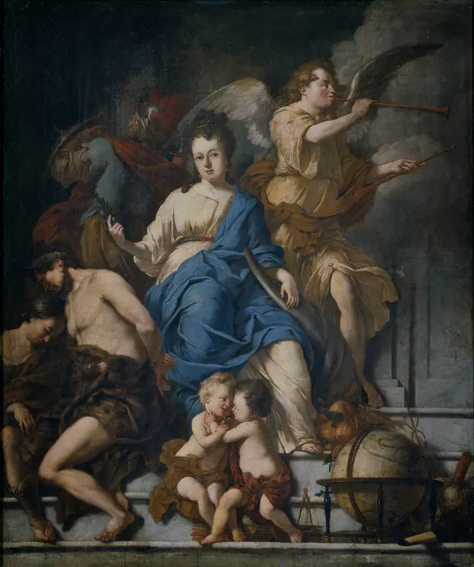 Allegory of the Treaty of Ryswick, 1697 Wall Art by Johannes Voorhout (I) - High-Resolution Digital Print