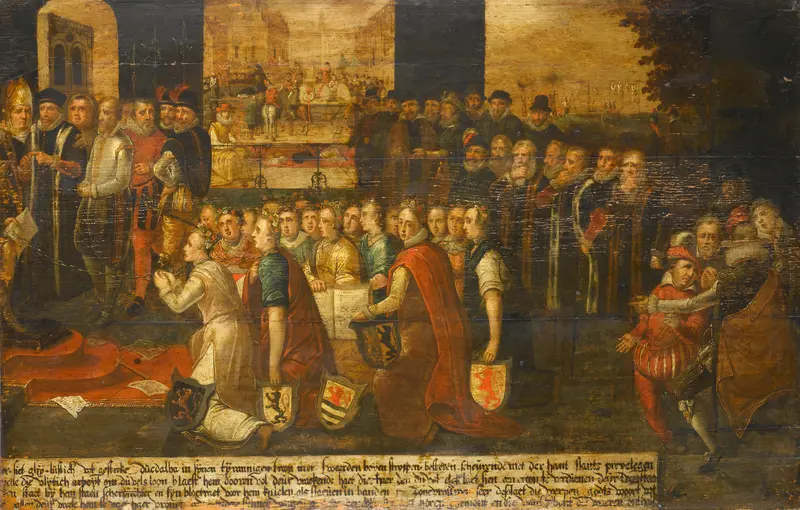 Allegory of the Tyranny of the Duke of Alba in the Netherlands Wall Art by anonymous - High-Resolution Digital Print