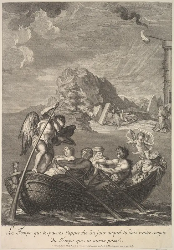 Allegory of Time Wall Art by Bernard Picart - High-Resolution Digital Print