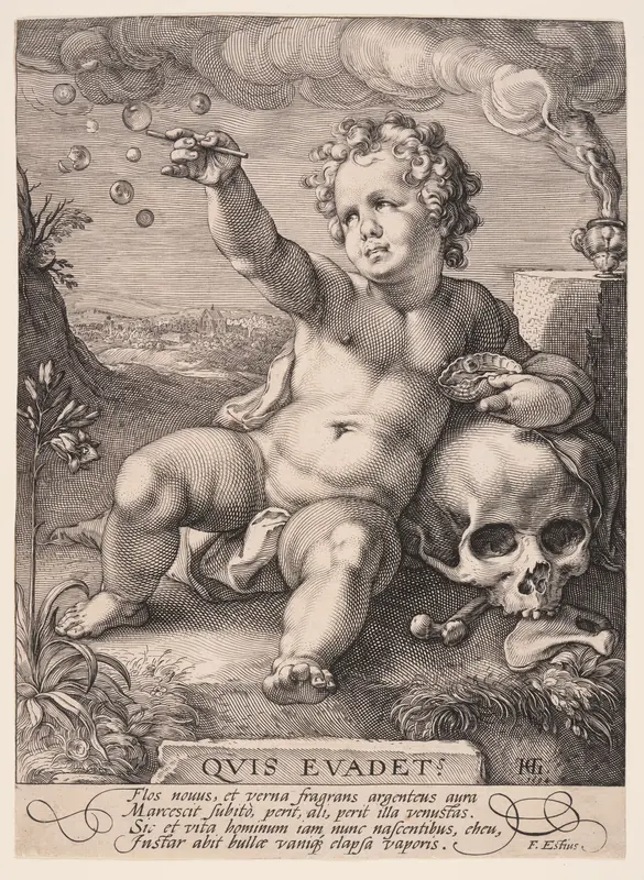 Allegory of Transcience ‘Homo Bulla’