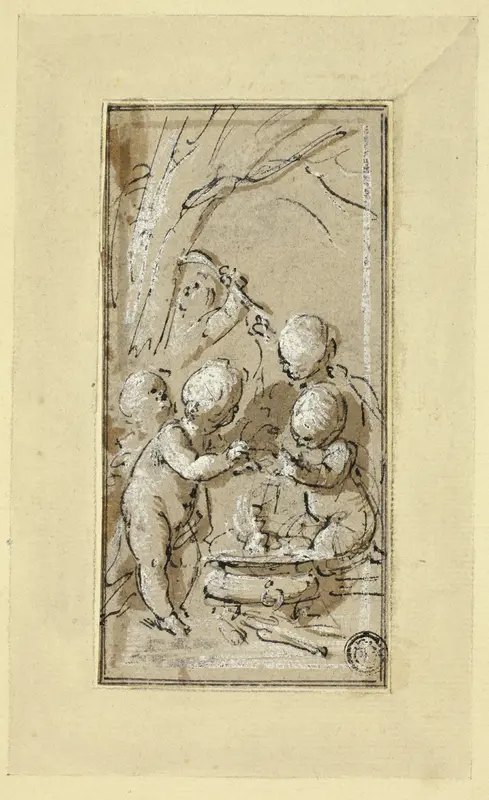 Allegory of Winter Wall Art by Jacob de Wit - High-Resolution Digital Print