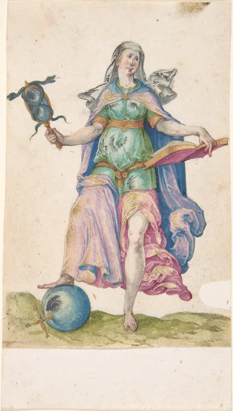 Allegory of Wisdom Wall Art by Anonymous, Swiss, late 16th to early 17th century - High-Resolution Digital Print