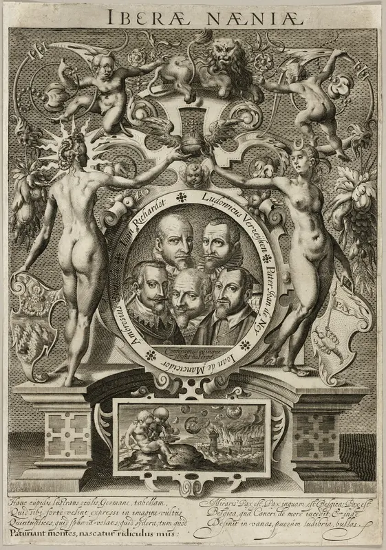 Allegory on the Futility of Peace Talks with Spain Wall Art by Unknown - High-Resolution Digital Print