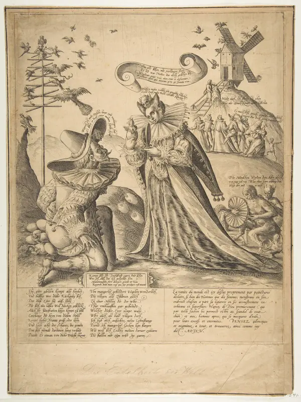 Allegory on Vanity Wall Art by Anonymous, German, 17th century - High-Resolution Digital Print