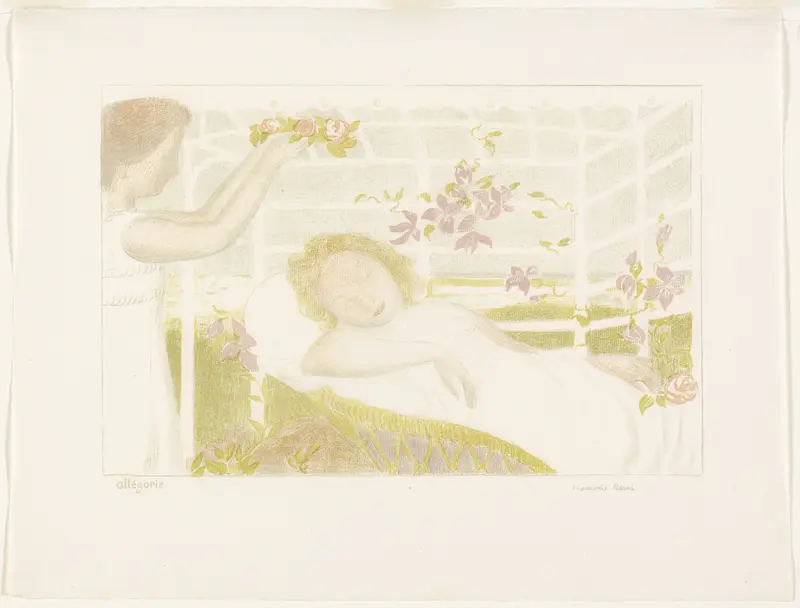 Allegory, plate one from Love Wall Art by Maurice Denis - High-Resolution Digital Print
