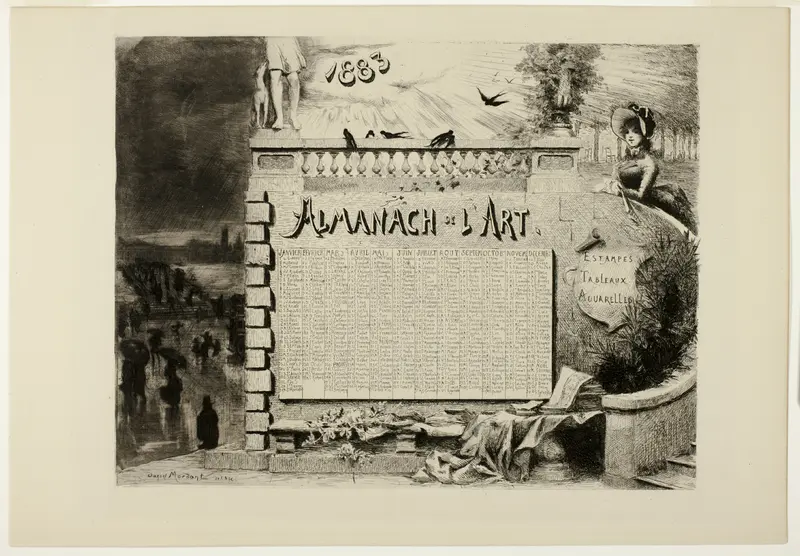 Almanac for L'Art Wall Art by Daniel Charles Marie Mordant - High-Resolution Digital Print