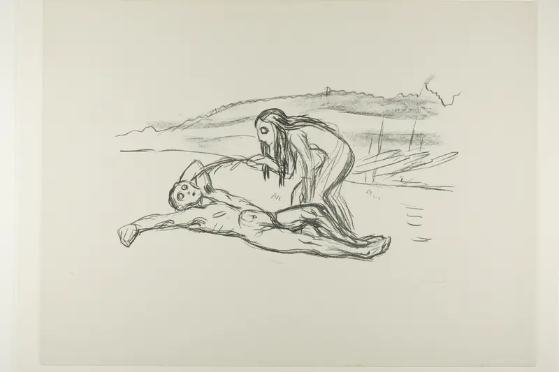 Alpha and Omega Wall Art by Edvard Munch - High-Resolution Digital Print