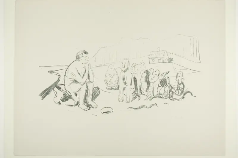 Alpha's Progeny Wall Art by Edvard Munch - High-Resolution Digital Print