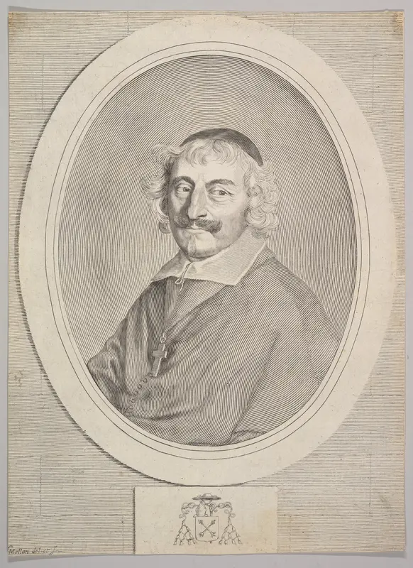 Alphonse III Delbène, Bishop of Orléans Wall Art by Claude Mellan - High-Resolution Digital Print