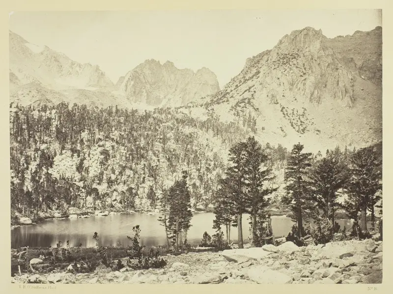 Alpine Lake, in the Sierra Nevada, California Wall Art by Timothy O'Sullivan - High-Resolution Digital Print