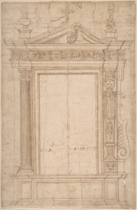 Altar Frame Wall Art by Anonymous, Italian, 16th century - High-Resolution Digital Print