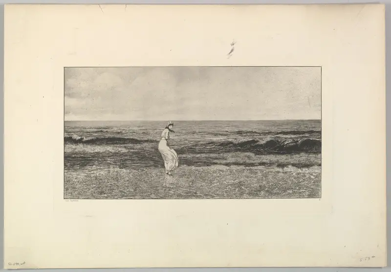 Am Meer, from the series Intermezzi Wall Art by Max Klinger - High-Resolution Digital Print