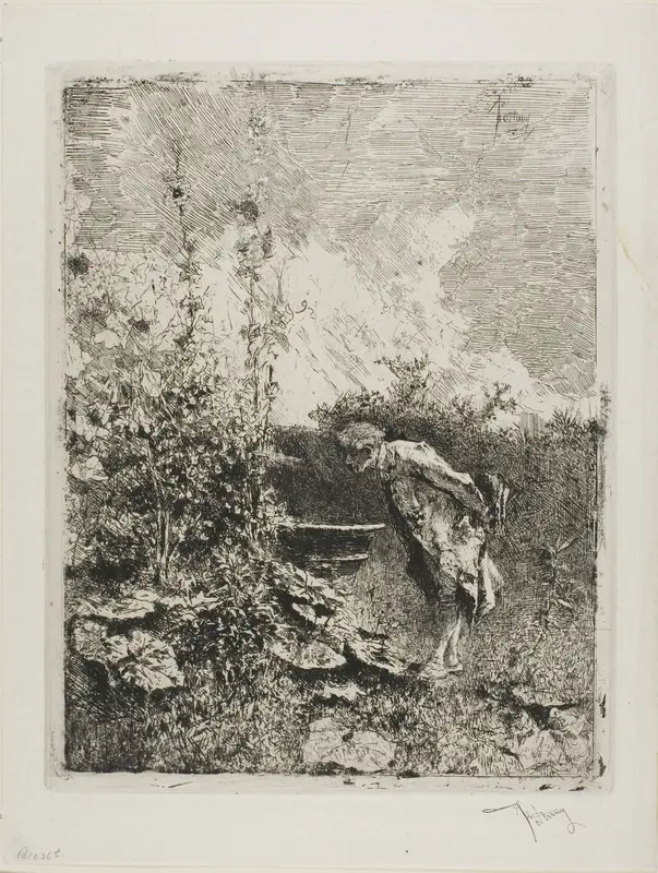 Amateur de Jardin Wall Art by Mariano Fortuny y Marsal - High-Resolution Digital Print