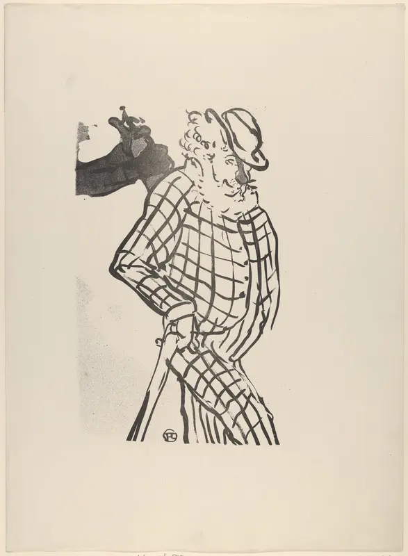 American Singer (from Le Café Concert) Wall Art by Henri de Toulouse-Lautrec - High-Resolution Digital Print