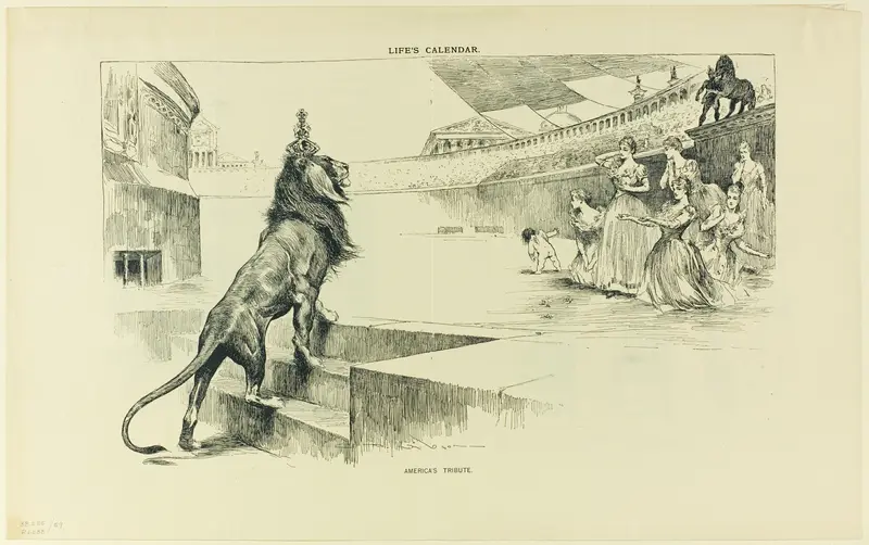 America's Tribute, from Life Wall Art by Charles Dana Gibson - High-Resolution Digital Print