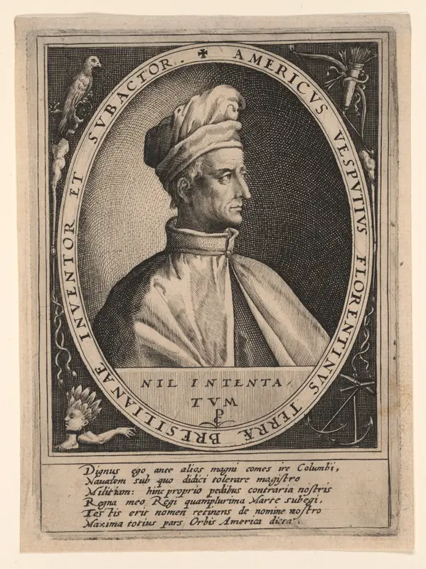 Amerigo Vespucci Wall Art by Crispijn van de Passe, I - High-Resolution Digital Print