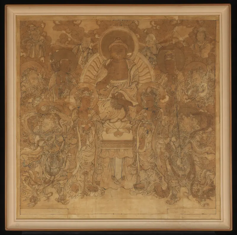 Amitabha Buddha’s assembly in the Western Paradise