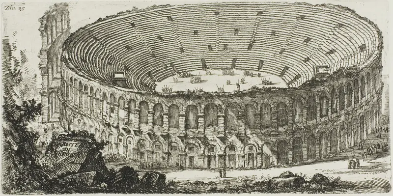 Ampitheater of Verona, plate 25 from Some Views of Triumphal Arches and other monuments