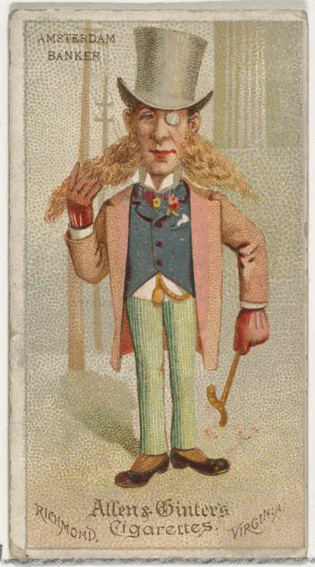 Amsterdam Banker, from World's Dudes series (N31) for Allen & Ginter Cigarettes Wall Art by Allen & Ginter - High-Resolution Digital Print