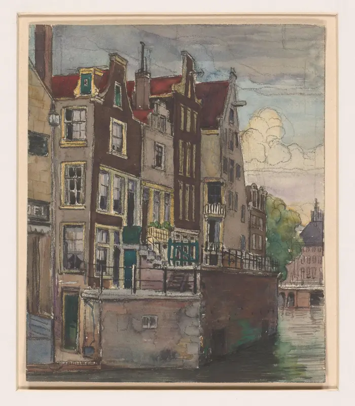 Amsterdamse gracht Wall Art by Albert Hemelman - High-Resolution Digital Print