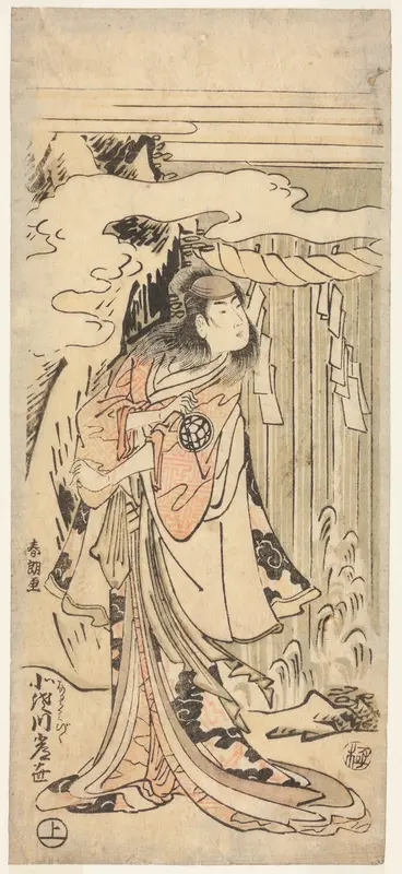 An Actor of Woman's Roles Wall Art by Katsushika Hokusai - High-Resolution Digital Print