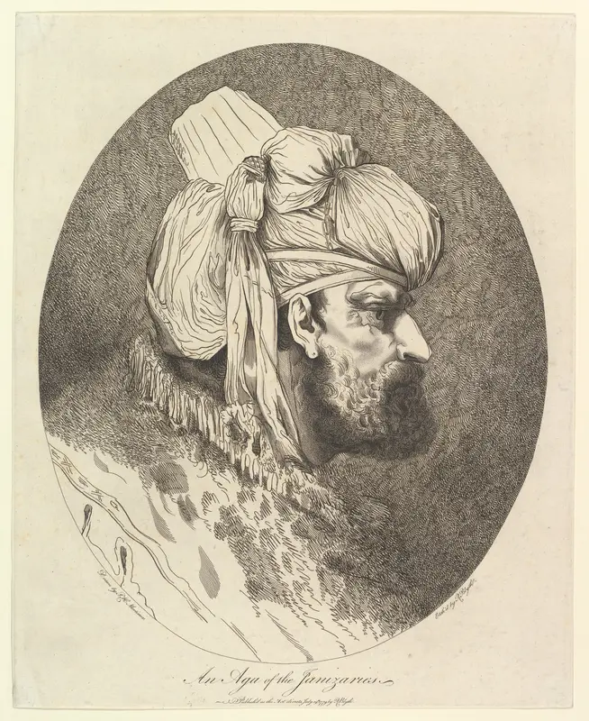 An Aga of the Janizaries Wall Art by Robert Blyth - High-Resolution Digital Print