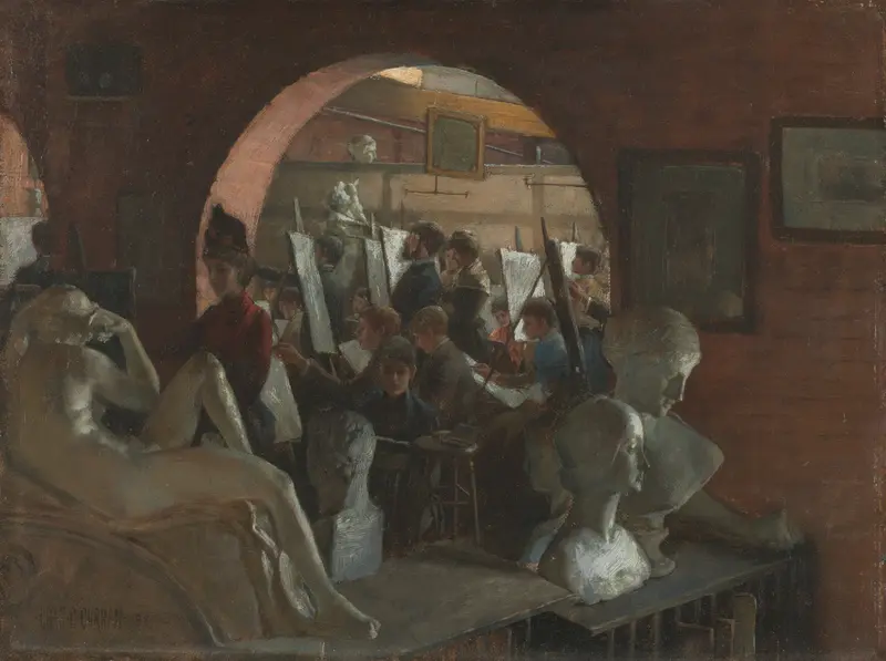 An Alcove in the Art Students' League