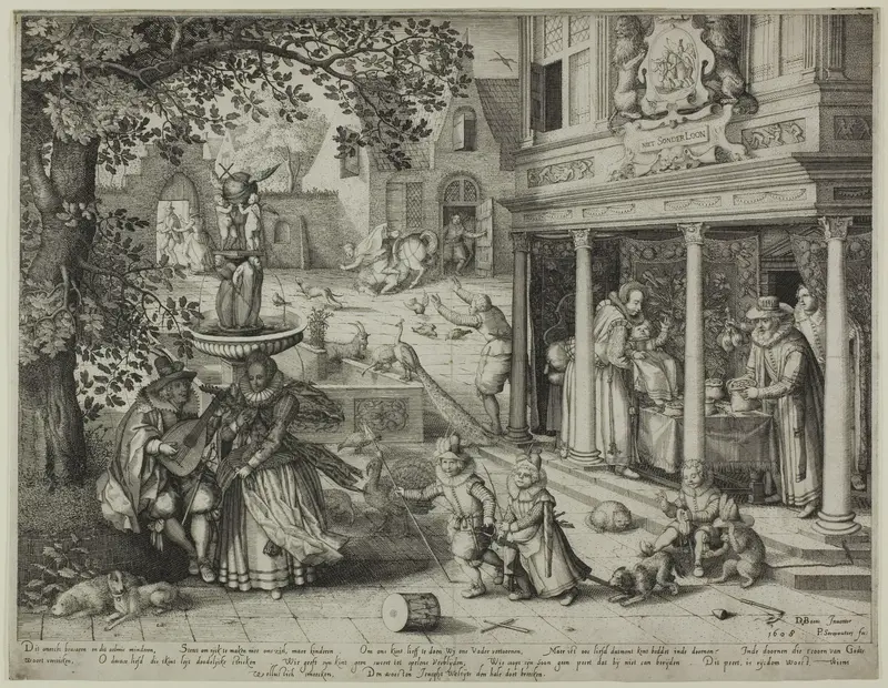 An Allegory of Relations between the Generations Wall Art by Pieter Serwouters - High-Resolution Digital Print