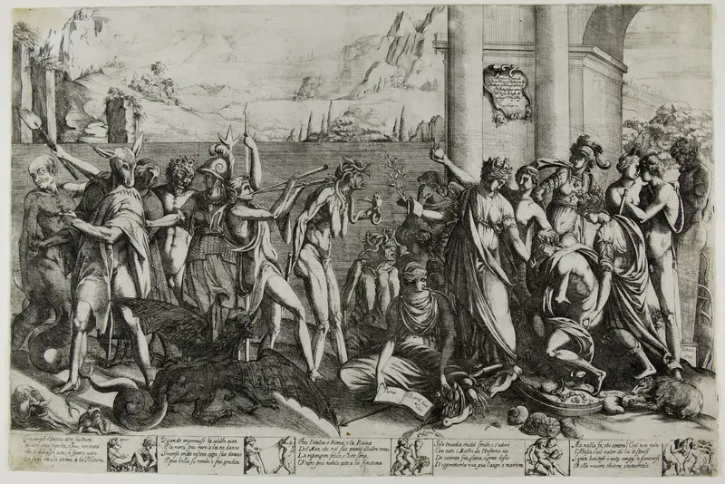 An Allegory of Statuary or Lament of Sculpture Wall Art by Pierre Biard, II - High-Resolution Digital Print