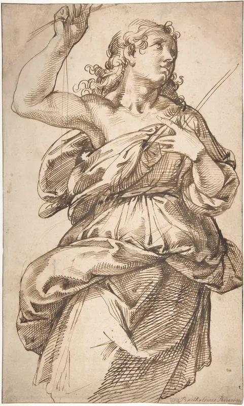 An Angel Wall Art by Bartolomeo Passarotti (Passerotti) - High-Resolution Digital Print