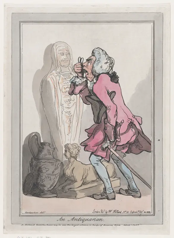 An Antiquarian Wall Art by Frederick George Byron - High-Resolution Digital Print