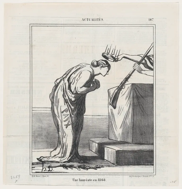 An award winner in 1868, from "News of the day" Wall Art by Honoré Daumier - High-Resolution Digital Print