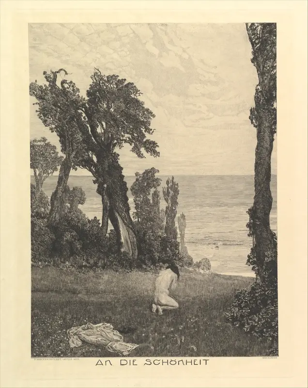 An die Schönheit, from the series Vom Tode Zweiter Teil