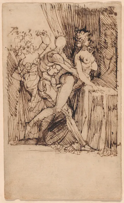 An Erotic Fantasy Wall Art by Henry Fuseli - High-Resolution Digital Print