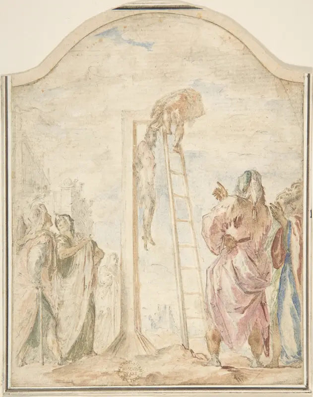 An Execution Wall Art by Anonymous, Italian, Venetian, 18th century - High-Resolution Digital Print