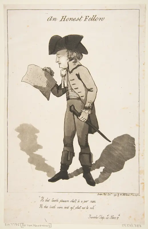 An Honest Fellow Wall Art by George Murgatroyd Woodward - High-Resolution Digital Print
