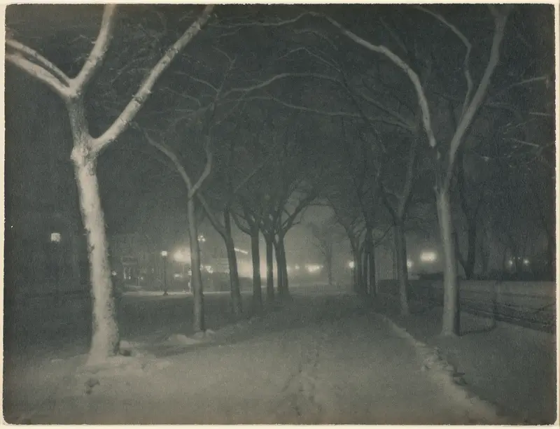 An Icy Night, New York
