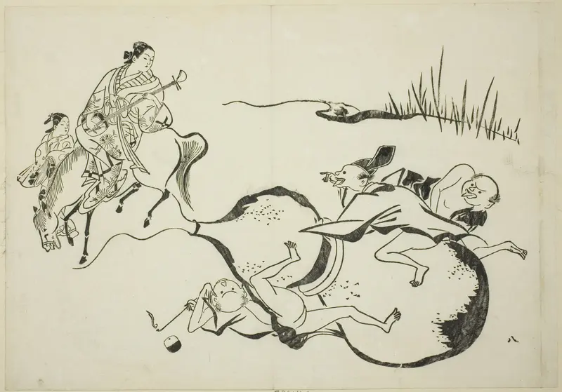 An Impossible Feat by Imaginary Men, no. 8 from a series of 12 prints