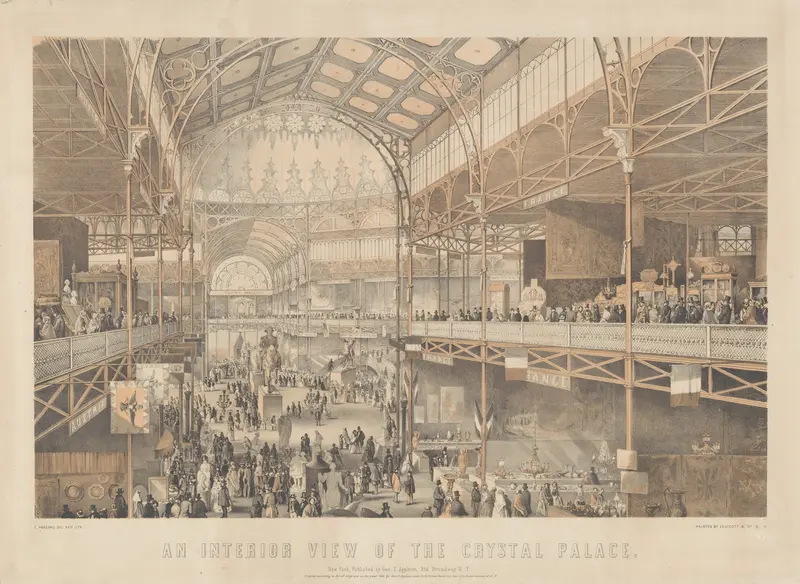 An Interior View of the New York Crystal Palace