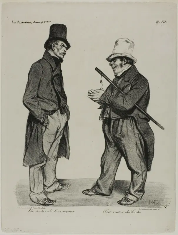 An Investor of Spanish Cortes Bonds. An Investor of Spanish Government Bonds, plate 423